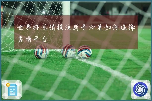 世界杯竞猜投注新手必看如何选择靠谱平台